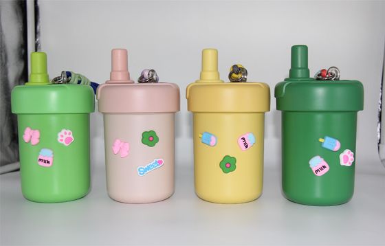 New Style Colorful Vacuum Insulated Fruit Cups with Lid Stainless Steel Tumbler Coffee Mug with Double Walls
