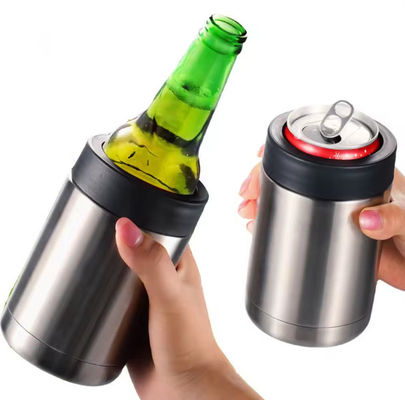 12oz Double Wall Stainless Steel Beer Can Cooler for Coffee Mugs Design Style Minimalist