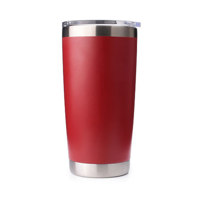 20 oz Metal Tumbler Blank Red with Magnetic Slider Lid OEM ODM