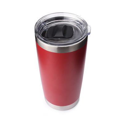 20 oz Metal Tumbler Blank Red with Magnetic Slider Lid OEM ODM