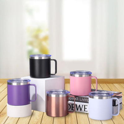 14 oz coffee insulated mug with  Slider Lid