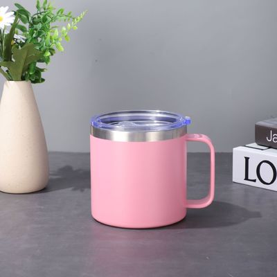 14 oz coffee insulated mug with  Slider Lid