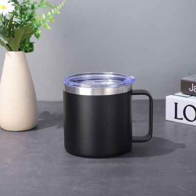 14 oz coffee insulated mug with  Slider Lid