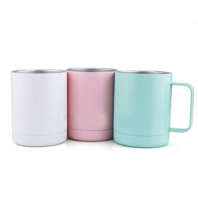 10oz Stainless Steel Coffee Cups With Lids , Coffee Insulated Mug OEM Welcomed