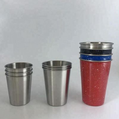 18/8 Grade Stainless Steel Insulated Bottle Red Golden Beer Mug 16oz 450ml