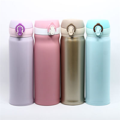 Easy Opening Design 500ml Stainless Steel Water Bottle 304 18/8 SS Material