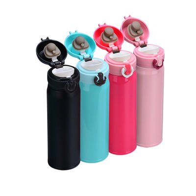 Easy Opening Design 500ml Stainless Steel Water Bottle 304 18/8 SS Material