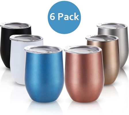 Stemless Stainless Steel Coffee Cup 9oz 12oz Eco Friendly Travel Insulated Cup