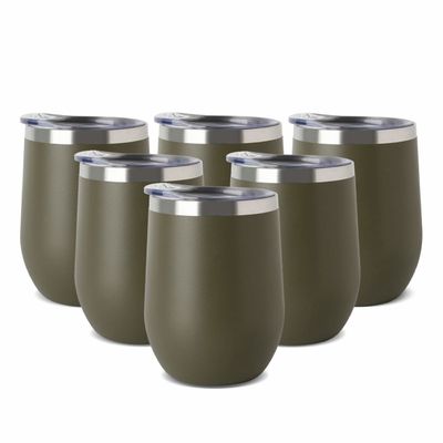 12oz Capacity Stainless Steel Coffee Mug Vacuum Insulated With Hot Transfer Logos