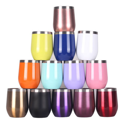12oz Capacity Stainless Steel Coffee Mug Vacuum Insulated With Hot Transfer Logos