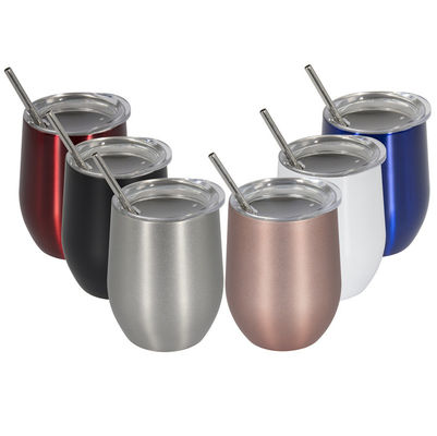 12oz Capacity Stainless Steel Coffee Mug Vacuum Insulated With Hot Transfer Logos