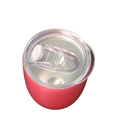 360ml 480ml Stainless Steel Mug With Lid , Coffee Insulated Mug Red Printing