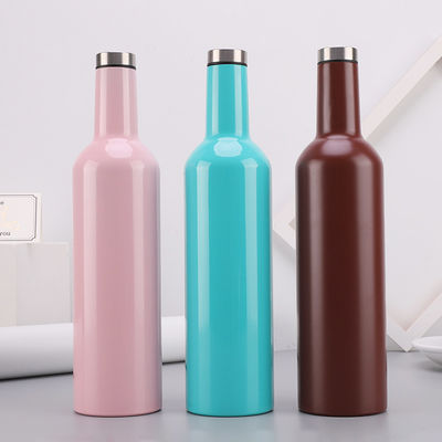 Attractive Pink Color Stainless Steel Insulated Bottle Eco Friendly Materials