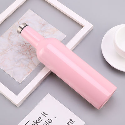 Attractive Pink Color Stainless Steel Insulated Bottle Eco Friendly Materials