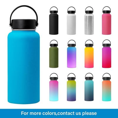 12oz - 64oz Stainless Steel Insulated Bottle Double Wall Vacuum Insulated