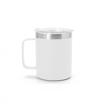 Black / White Vacuum Insulated Tumbler , 10oz 304 Stainless Steel Wine Mug