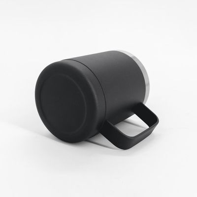 Black / White Vacuum Insulated Tumbler , 10oz 304 Stainless Steel Wine Mug