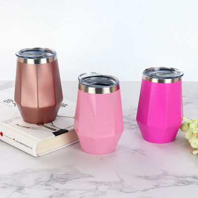 12oz Stainless Steel Tumbler Cups , Colored Stainless Steel Tumblers Long Lifetime