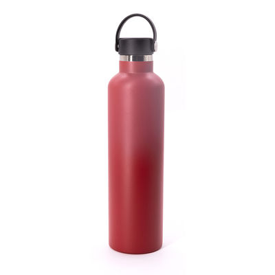 18oz 21oz 24oz Vacuum Insulated Bottle , Narrow Mouth Flask Embossing Logo
