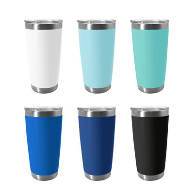 Hot Cold Stainless Steel Vacuum Mug , Stainless Steel Coffee Cup Pantone Color