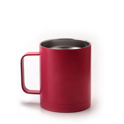 350ml Creative Custom Insulated Stainless Steel Coffee Mug With Plastic Lid