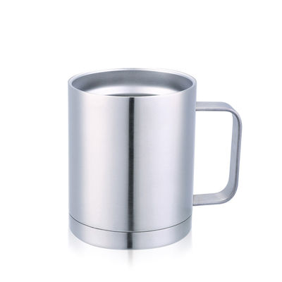 350ml Creative Custom Insulated Stainless Steel Coffee Mug With Plastic Lid