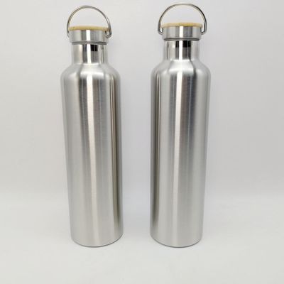 1.0L Insulated Thermos Stainless Steel Sports Bottle Custom Logo Printed